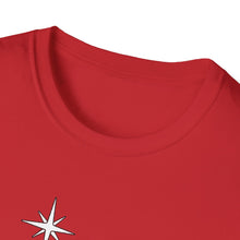 Load image into Gallery viewer, Happy Campers Vegas Sign T-Shirt Black and White Ink