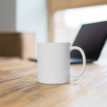 Load image into Gallery viewer, Coffee Mug with Happy Campers Vegas Sign Logo