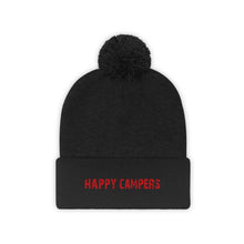 Load image into Gallery viewer, RED INK ZOMBIE LOGO Pom Pom Beanie