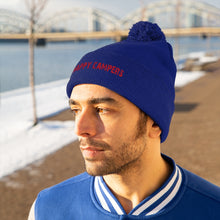 Load image into Gallery viewer, RED INK ZOMBIE LOGO Pom Pom Beanie
