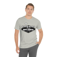 Load image into Gallery viewer, Happy Campers Las Vegas Logo Black and White Ink T Shirt