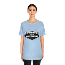Load image into Gallery viewer, Happy Campers Las Vegas Logo Black and White Ink T Shirt