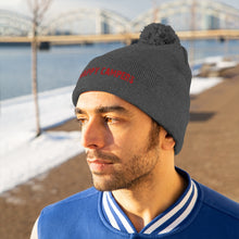 Load image into Gallery viewer, RED INK ZOMBIE LOGO Pom Pom Beanie