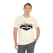 Load image into Gallery viewer, Happy Campers Las Vegas Logo Black and White Ink T Shirt