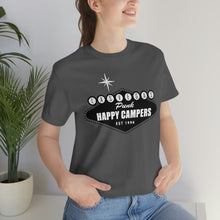 Load image into Gallery viewer, Happy Campers Las Vegas Logo Black and White Ink T Shirt