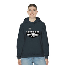Load image into Gallery viewer, Happy Campers Vegas Sign Logo Black and White Ink Hoodie