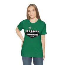 Load image into Gallery viewer, Happy Campers Las Vegas Logo Black and White Ink T Shirt