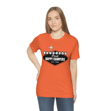 Load image into Gallery viewer, Happy Campers Las Vegas Logo Black and White Ink T Shirt