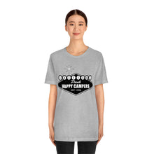 Load image into Gallery viewer, Happy Campers Las Vegas Logo Black and White Ink T Shirt