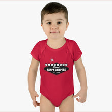 Load image into Gallery viewer, Vegas Sign Logo Black/White Ink Baby Bodysuit