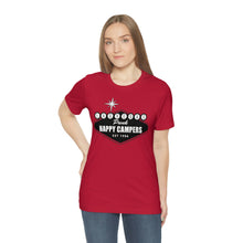 Load image into Gallery viewer, Happy Campers Las Vegas Logo Black and White Ink T Shirt