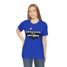 Load image into Gallery viewer, Happy Campers Las Vegas Logo Black and White Ink T Shirt
