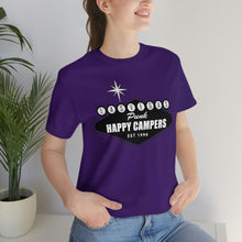 Load image into Gallery viewer, Happy Campers Las Vegas Logo Black and White Ink T Shirt