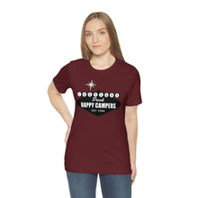Load image into Gallery viewer, Happy Campers Las Vegas Logo Black and White Ink T Shirt