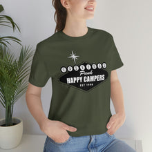 Load image into Gallery viewer, Happy Campers Las Vegas Logo Black and White Ink T Shirt