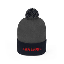 Load image into Gallery viewer, RED INK ZOMBIE LOGO Pom Pom Beanie