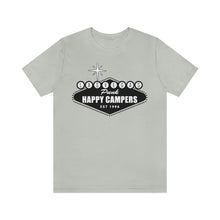 Load image into Gallery viewer, Happy Campers Las Vegas Logo Black and White Ink T Shirt