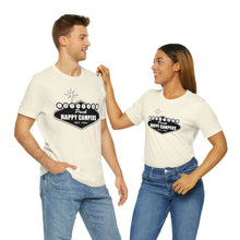 Load image into Gallery viewer, Happy Campers Las Vegas Logo Black and White Ink T Shirt