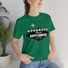 Load image into Gallery viewer, Happy Campers Las Vegas Logo Black and White Ink T Shirt