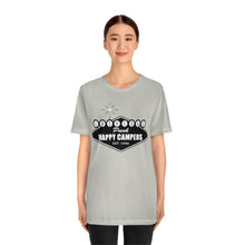Load image into Gallery viewer, Happy Campers Las Vegas Logo Black and White Ink T Shirt