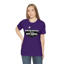 Load image into Gallery viewer, Happy Campers Las Vegas Logo Black and White Ink T Shirt