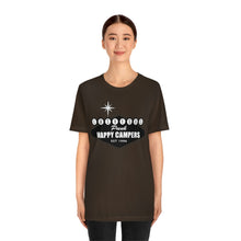 Load image into Gallery viewer, Happy Campers Las Vegas Logo Black and White Ink T Shirt