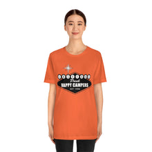 Load image into Gallery viewer, Happy Campers Las Vegas Logo Black and White Ink T Shirt
