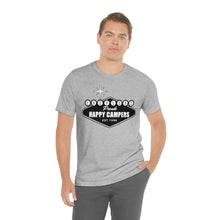 Load image into Gallery viewer, Happy Campers Las Vegas Logo Black and White Ink T Shirt