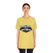 Load image into Gallery viewer, Happy Campers Las Vegas Logo Black and White Ink T Shirt