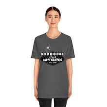 Load image into Gallery viewer, Happy Campers Las Vegas Logo Black and White Ink T Shirt