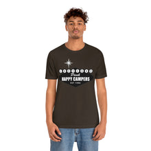 Load image into Gallery viewer, Happy Campers Las Vegas Logo Black and White Ink T Shirt