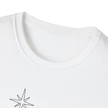 Load image into Gallery viewer, Happy Campers Vegas Sign T-Shirt Black and White Ink
